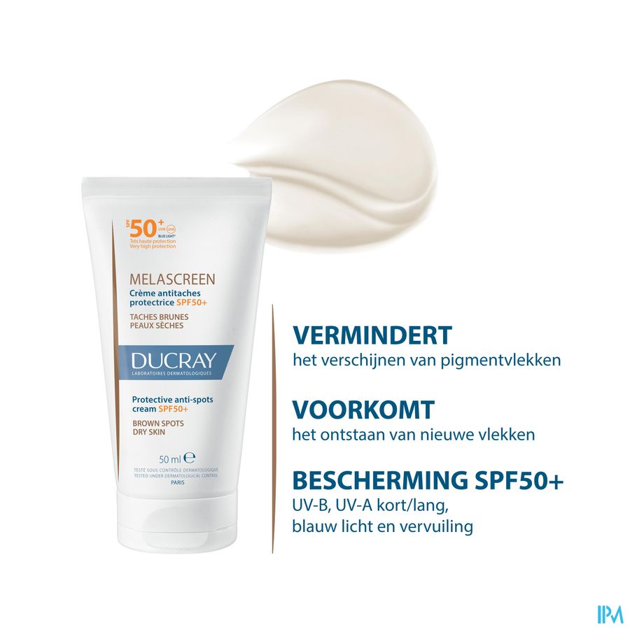 Ducray Melascreen Cr A/pigmentvlekken Spf50+ 50ml 11