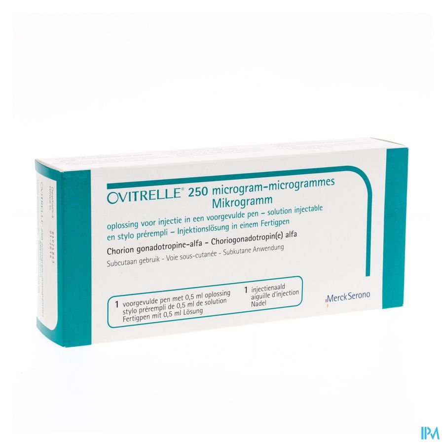 Ovitrelle 250 Mcg Opl Inj Voorgevulde Pen Ovitrelle 250 Mcg Opl Inj Voorgevulde Pen