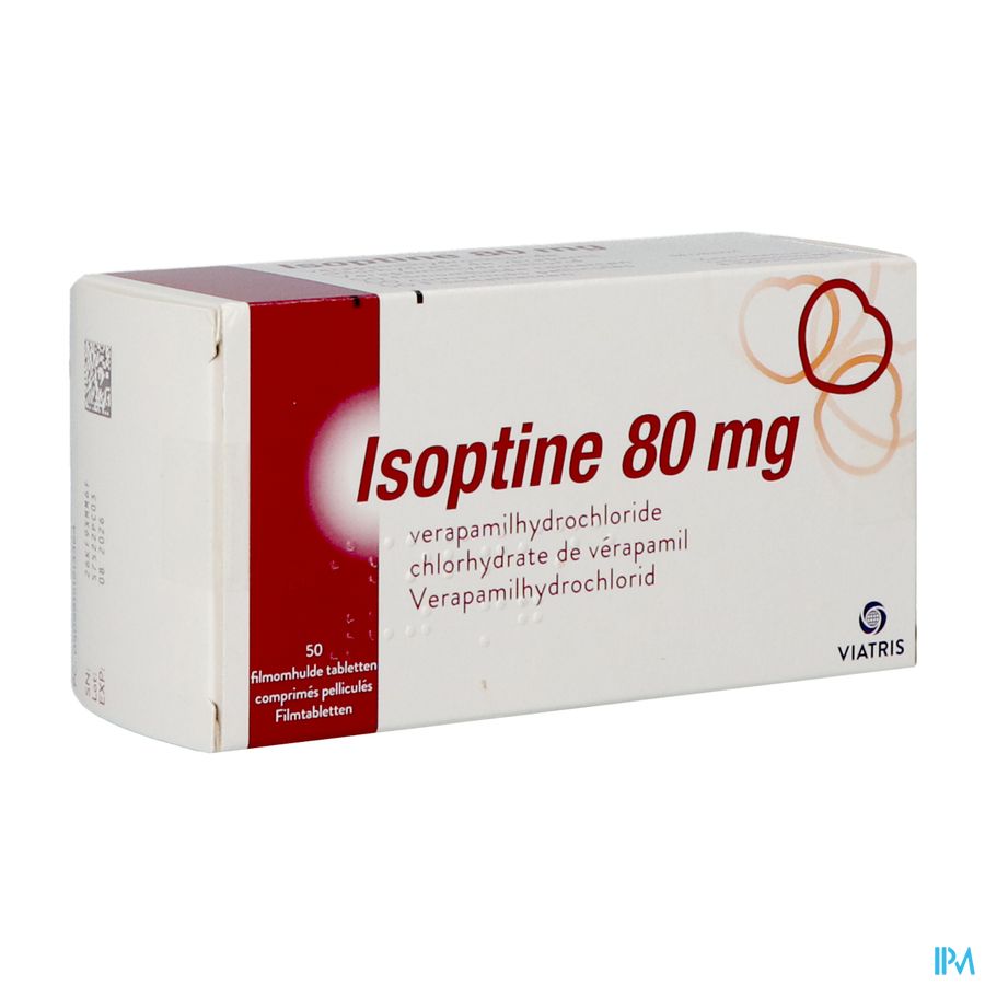 Isoptine Filmomh Tabl 50 X 80mg Isoptine Filmomh Tabl 50 X 80mg