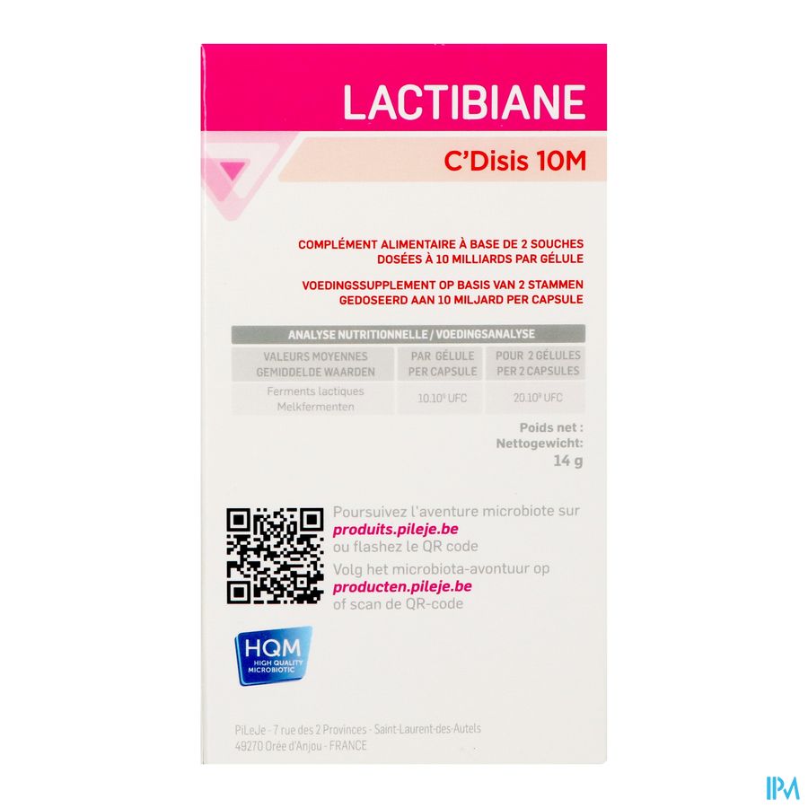 Lactibiane C Disis Caps 30 4