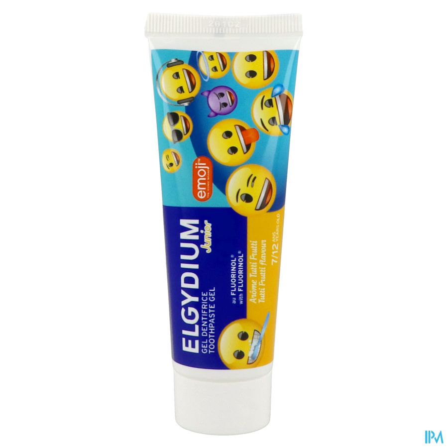 Elgydium Tandpasta Junior Emoji Tutti Frutti 50ml 12