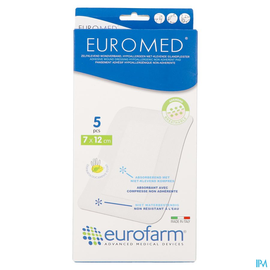 Euromed 7x12cm 5 Eilandpleister Steriel 4