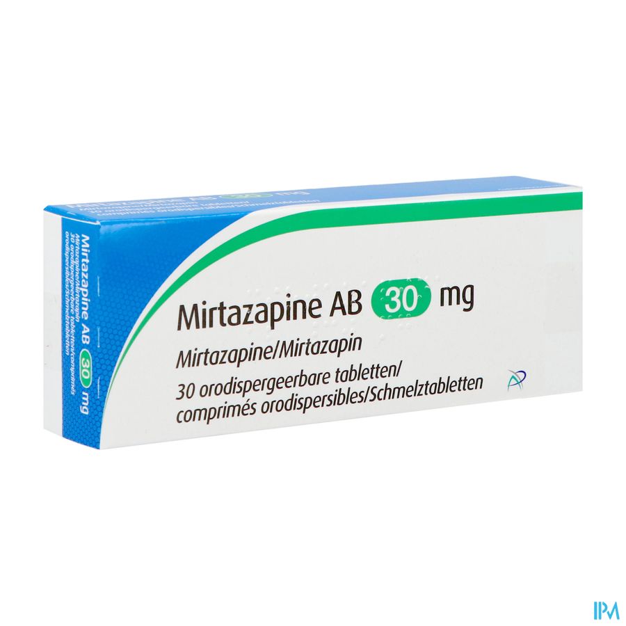 Mirtazapine Apotex 30mg Comp Orodisp 30 Mirtazapine Apotex 30mg Comp Orodisp 30