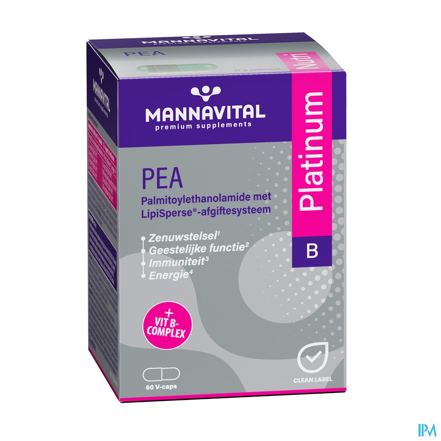 Mannavital Pea Platinum V-caps 60