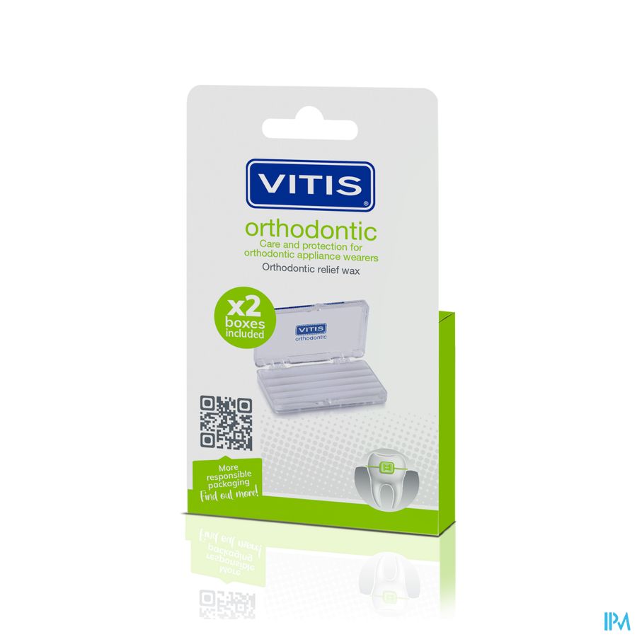 Vitis Orthodontic Wax Blister 2 Doosjes 3600 1