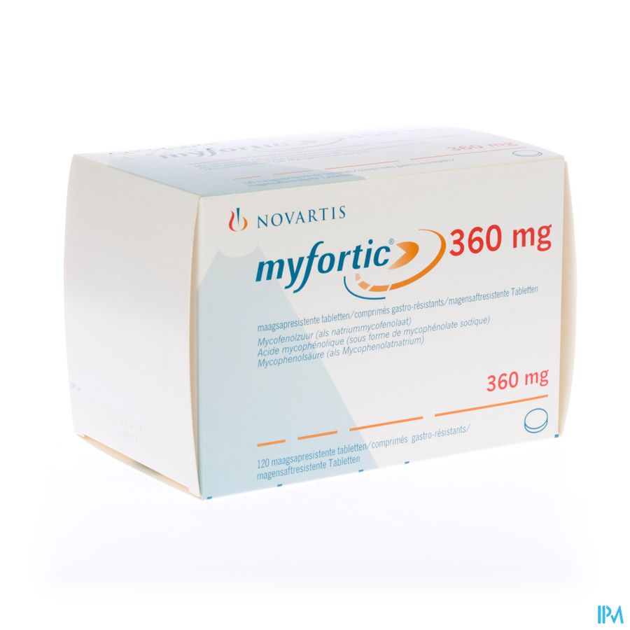 Myfortic 360mg Comp Enrob 120 X 360mg Myfortic 360mg Comp Enrob 120 X 360mg
