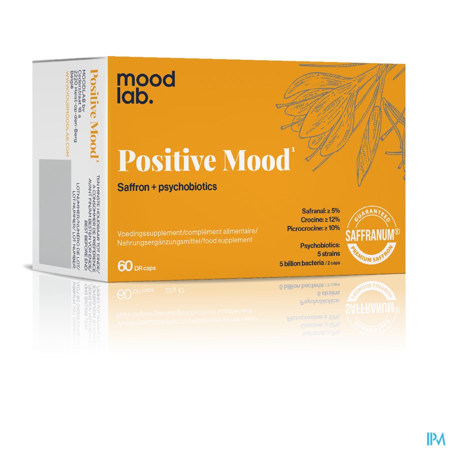 Positive Mood Caps Maagsapresistente 60 Promo-3€