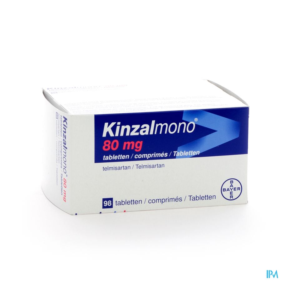 Kinzalmono 80mg Comp 98 X 80mg