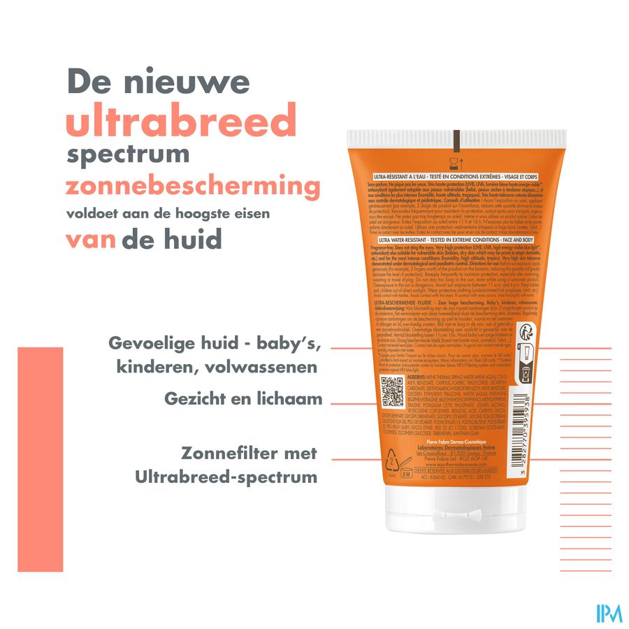 Avene Zon Spf50+ Intense Protect 50+ Fluide 150ml 13