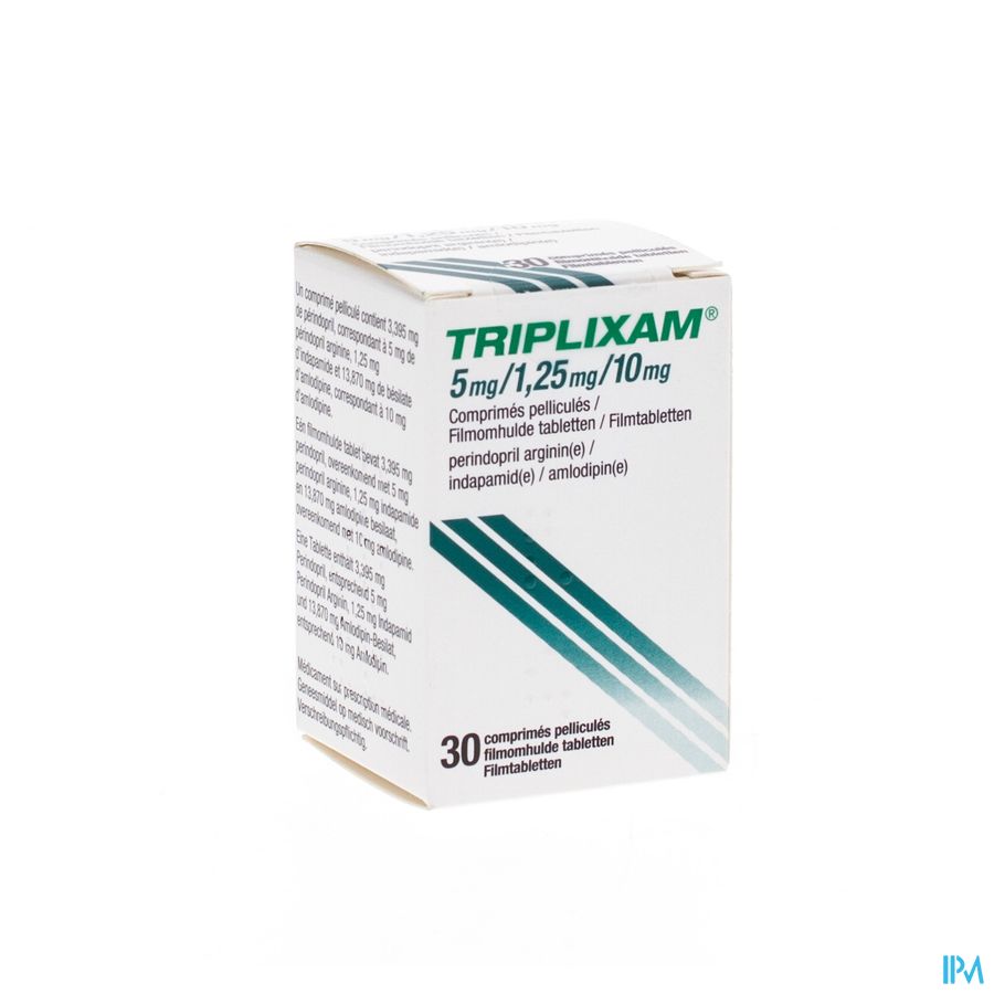 Triplixam 5mg/1,25mg/10mg Filmomh Comp 30 1