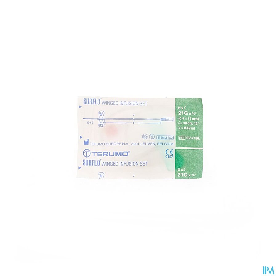 Terumo Microperfuseur A Ailettes 21g Vert 50 Terumo Microperfuseur A Ailettes 21g Vert 50