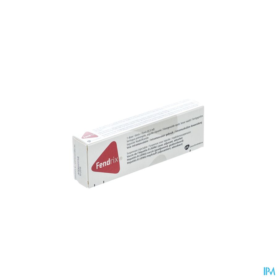 Fendrix 0,5ml Ser Prerempl 1 Dos 0,5ml Fendrix 0,5ml Ser Prerempl 1 Dos 0,5ml