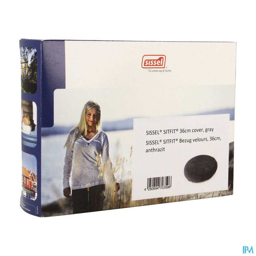 Sissel Housse Antracite Pour Sitfit 36cm Velours Sissel Housse Antracite Pour Sitfit 36cm Velours