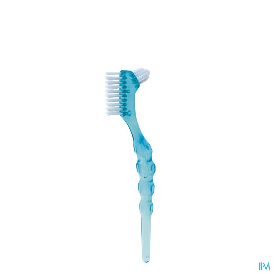 Miradent Tandprotheseborstel blauw 3