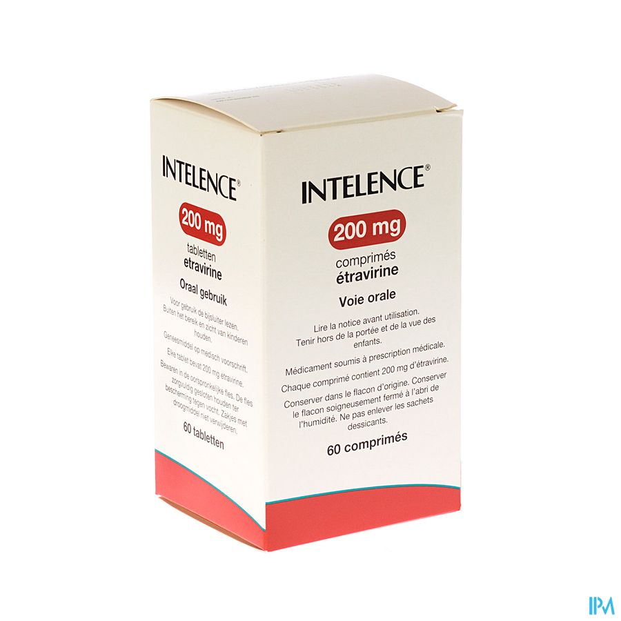 Intelence 200mg Tabl 60 X 200mg Intelence 200mg Tabl 60 X 200mg
