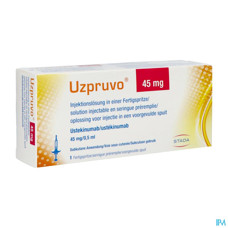 Uzpruvo EG 45Mg Voorgevulde Spuit 1 Uzpruvo EG 45Mg Voorgevulde Spuit 1