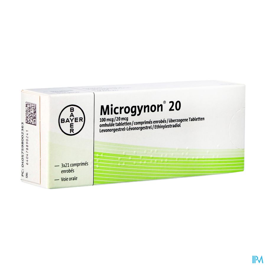Microgynon 20 Drag 3 X 21 Microgynon 20 Drag 3 X 21