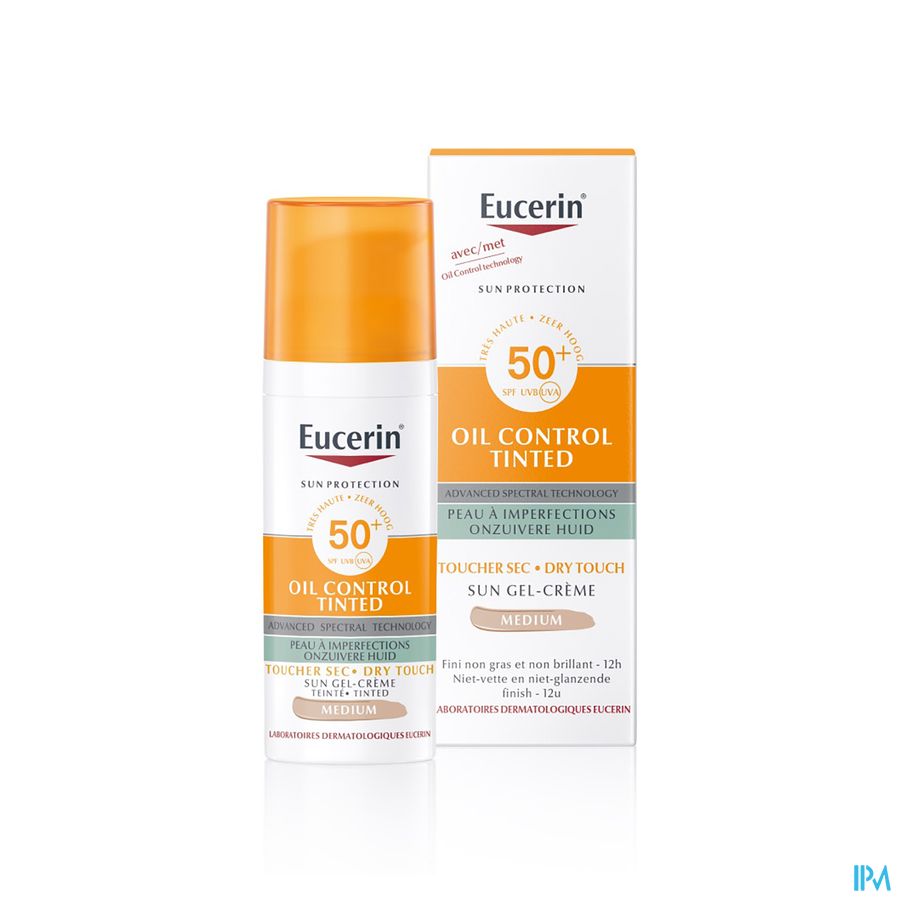 Eucerin Sun Protection Oil Tinted Med Spf50+ 50ml 7