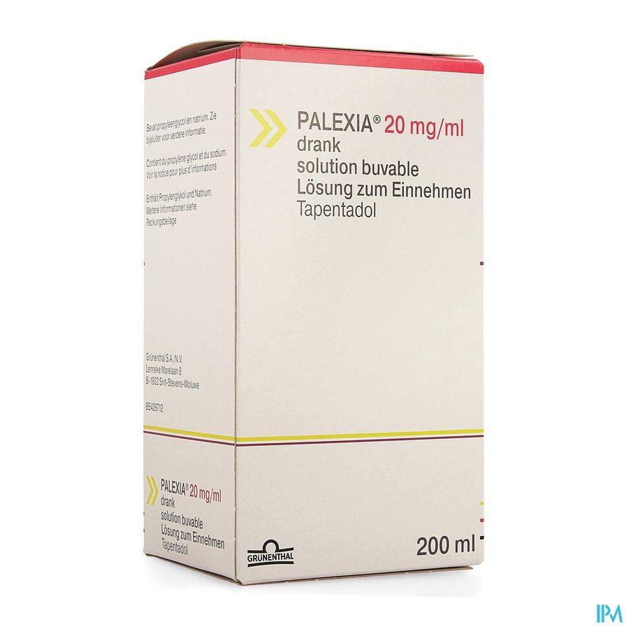 Palexia 20mg/ml Drank 200ml Palexia 20mg/ml Drank 200ml