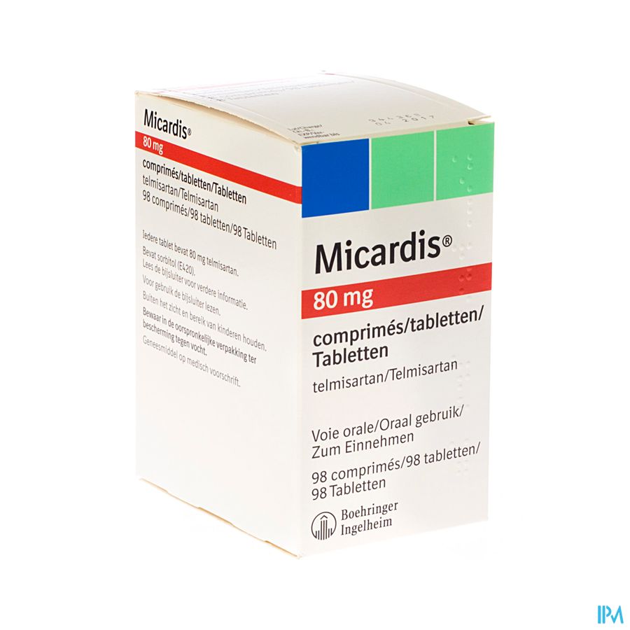 Micardis Comp 98 X 80mg Micardis Comp 98 X 80mg