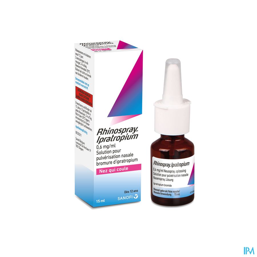 Rhinospray Ipratropium 0,6mg/ml Sol Nasale 15ml