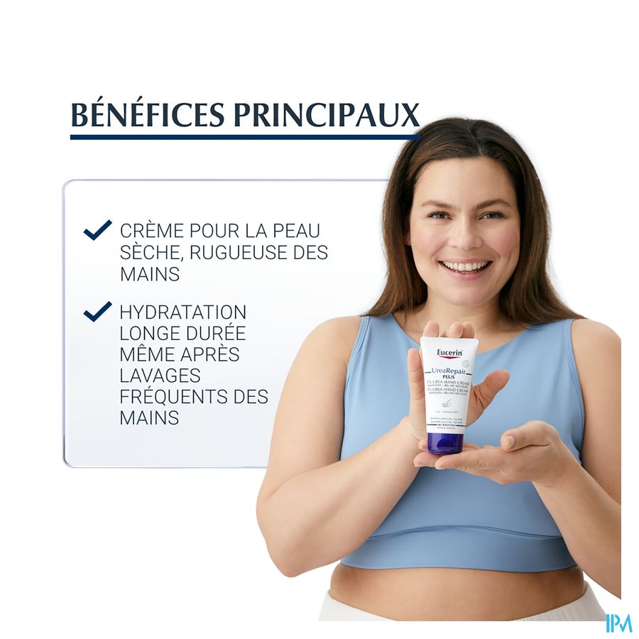 Eucerin Urearepair Plus Creme Mains 5% Uree 75ml 2