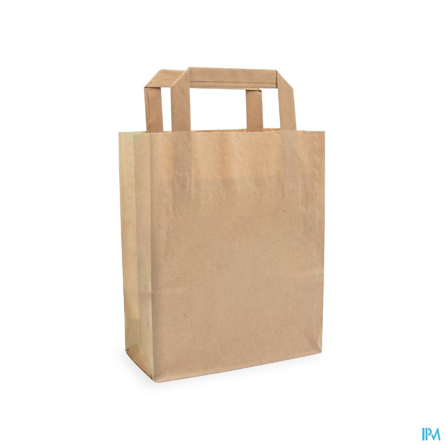 Draagtas Papier Groot Bruin 26x17x25 400 Draagtas Papier Groot Bruin 26x17x25 400