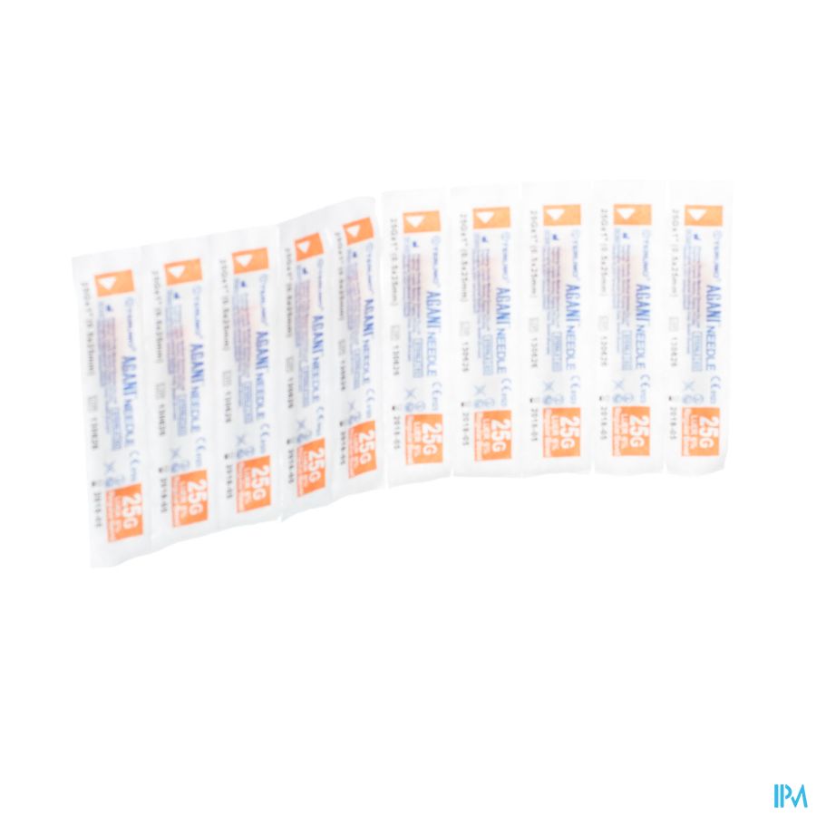 Terumo Aiguille Agani 25g 1 Rb Orange 10 Terumo Aiguille Agani 25g 1 Rb Orange 10