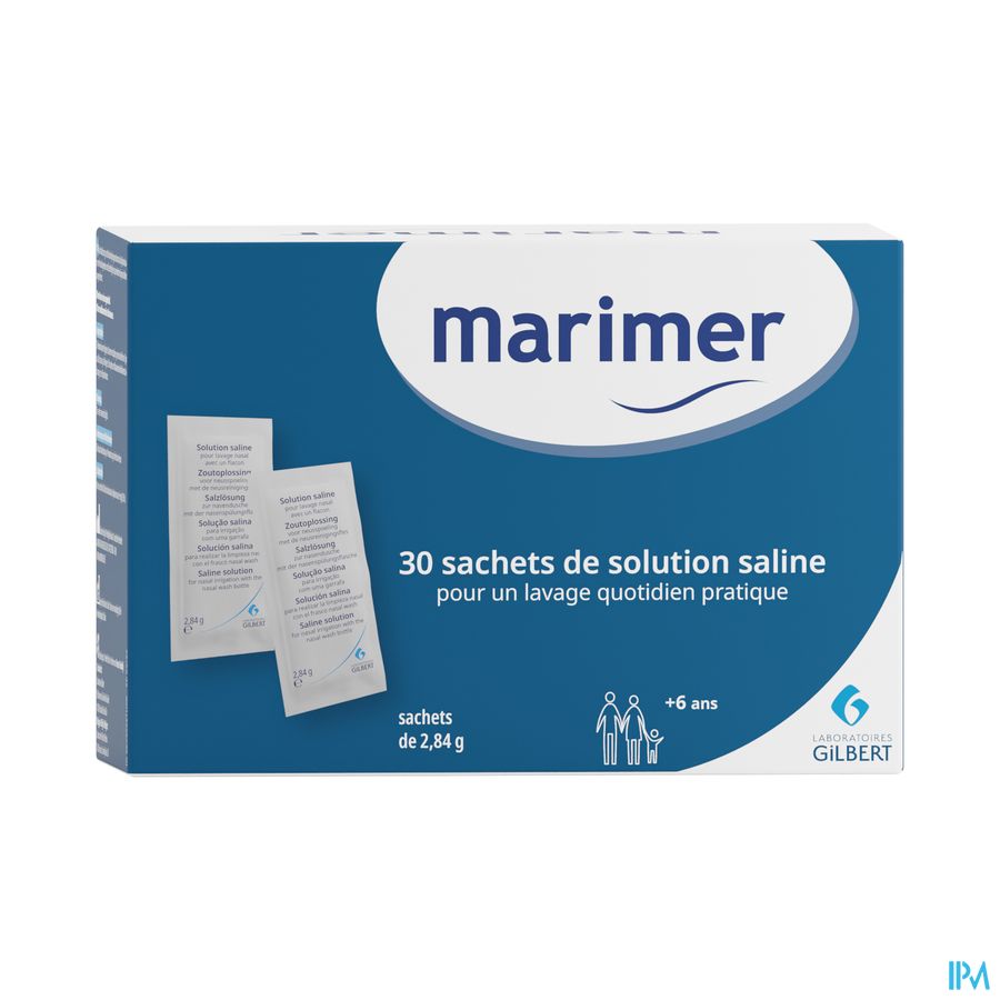 Marimer Zoutoplossing Dag.spoeling Zakje 30x2,84g 1