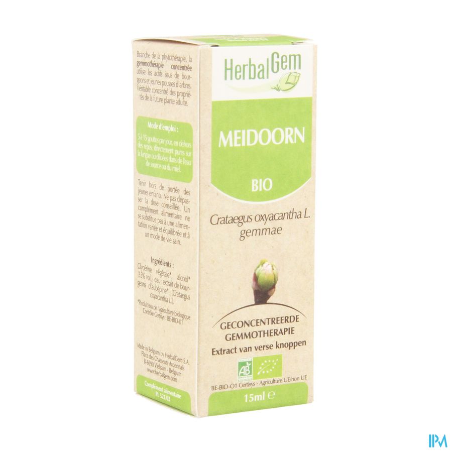 Herbalgem Meidoorn Maceraat 15ml Herbalgem Meidoorn Maceraat 15ml