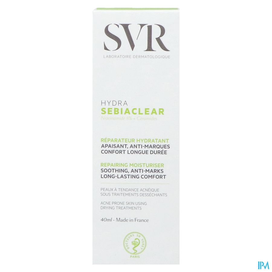 Svr Sebiaclear Creme Hydra Tube 40ml Nf 1