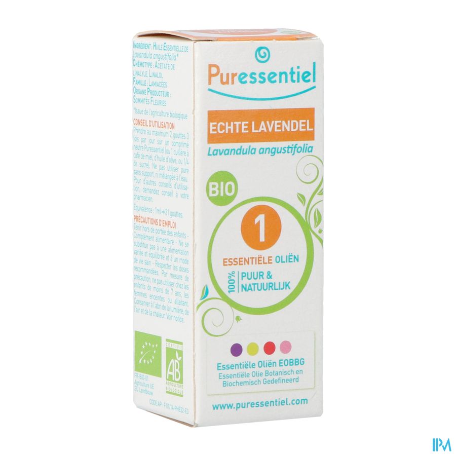 Puressentiel Eo Echt Lavendel Bio Exp. 10ml Puressentiel Eo Echt Lavendel Bio Exp. 10ml
