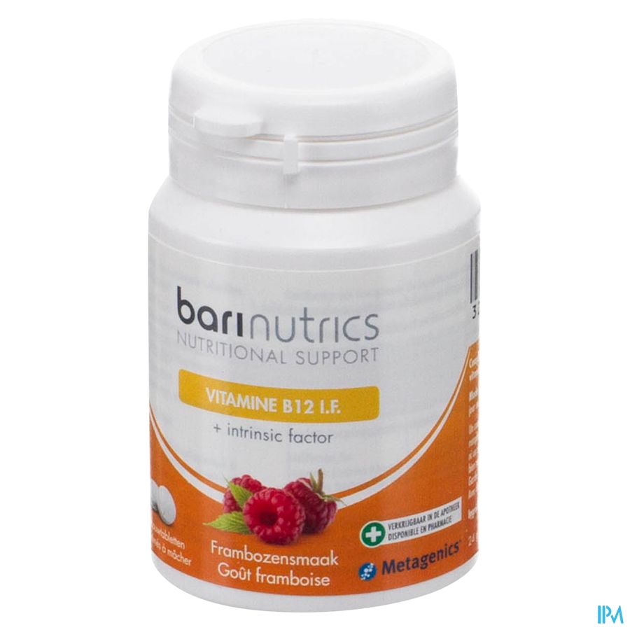 Barinutrics Vitamine B12 If Framboos Kauwtabl 90 2