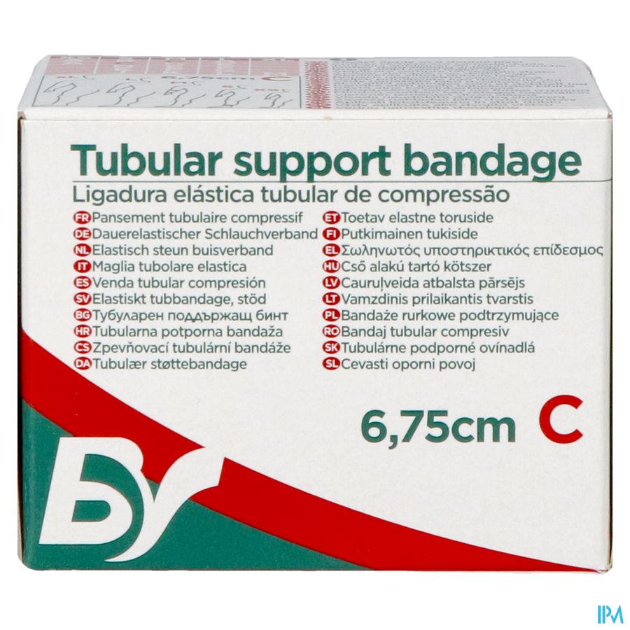 Pharmex Elastisch Buis Steunverband C 6,75cmx1m 2