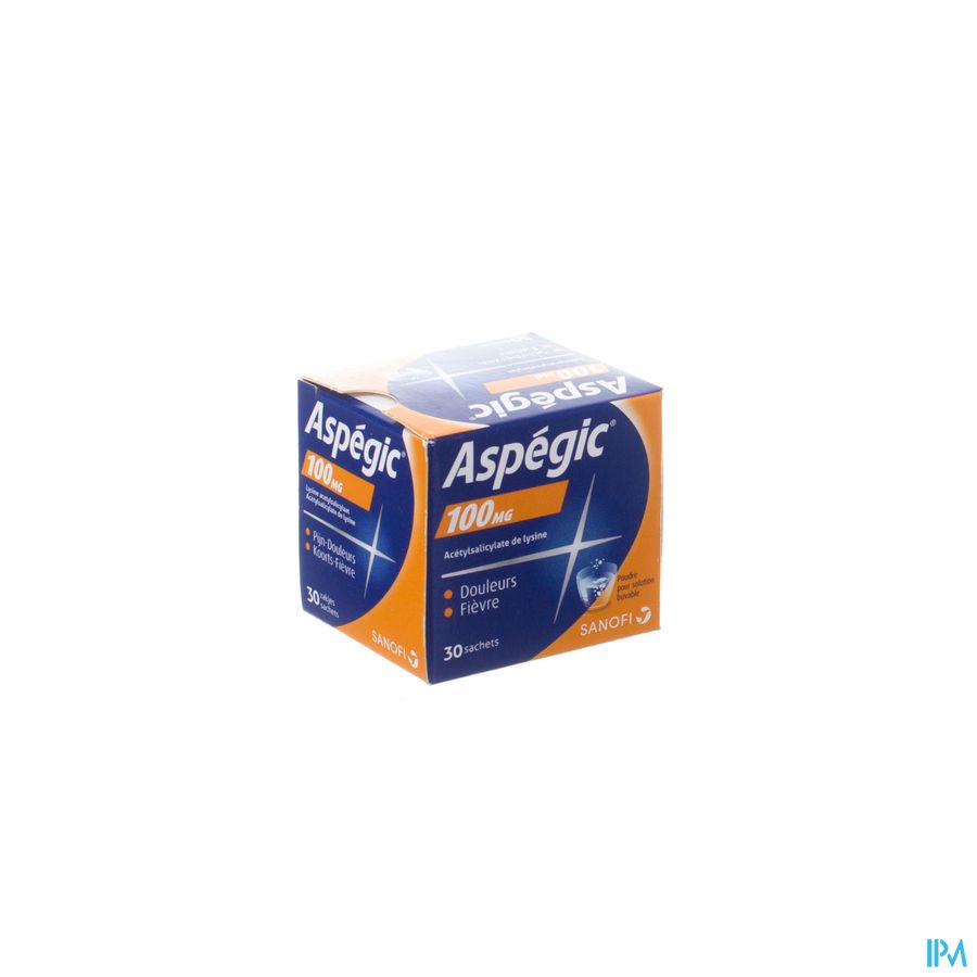 Aspegic 100 Pulv 30x 100mg Aspegic 100 Pulv 30x 100mg