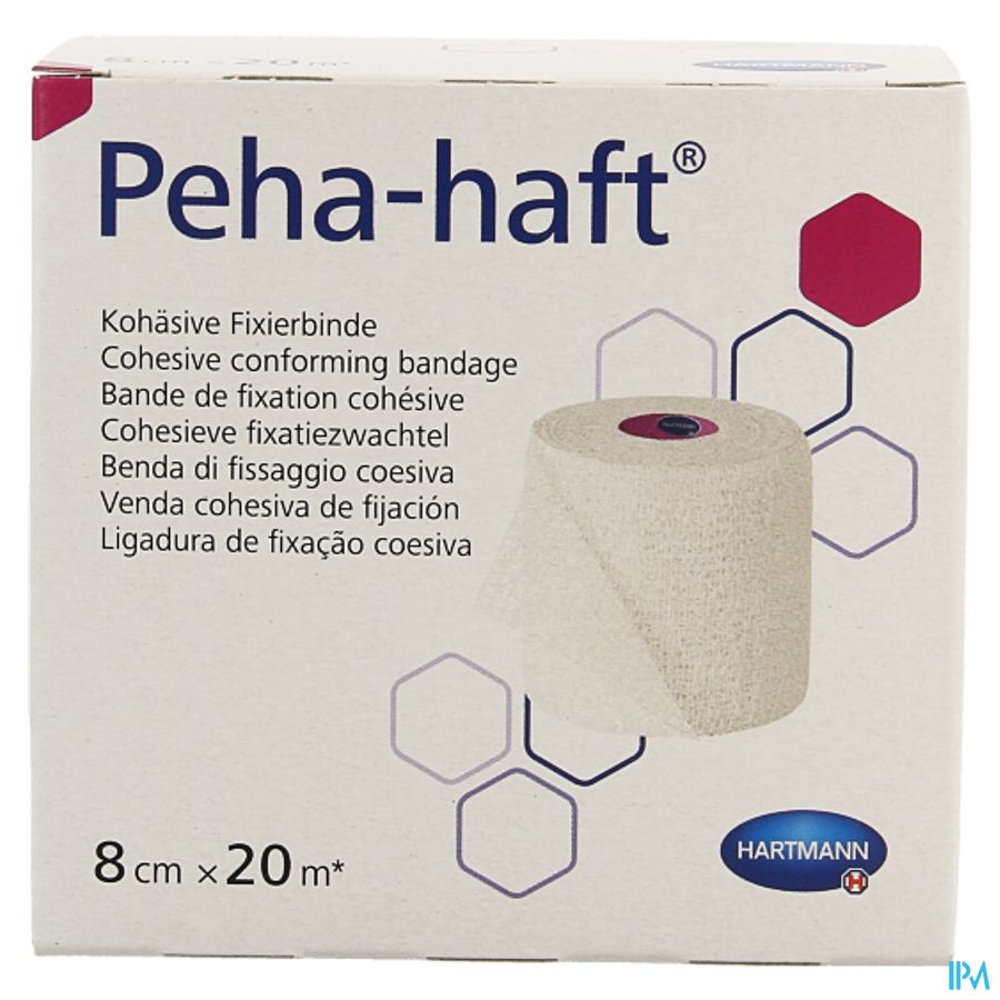 Peha-haft Latexfree 8cmx20m 1 P/s 2