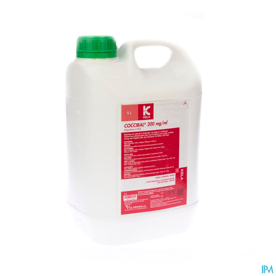 Coccibal 200mg/ml Sol Ora Kip Kalkoen 5l Coccibal 200mg/ml Sol Ora Kip Kalkoen 5l