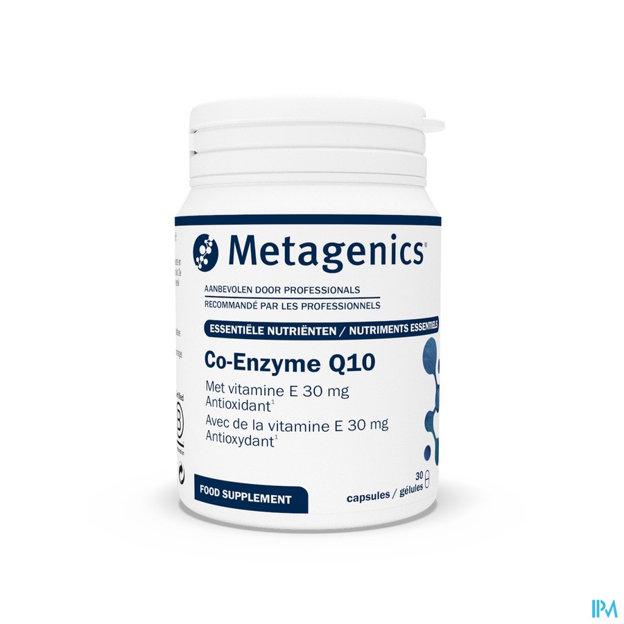 Coenzyme Q10 100mg+vtt E Caps 30 6492 Metagenics
