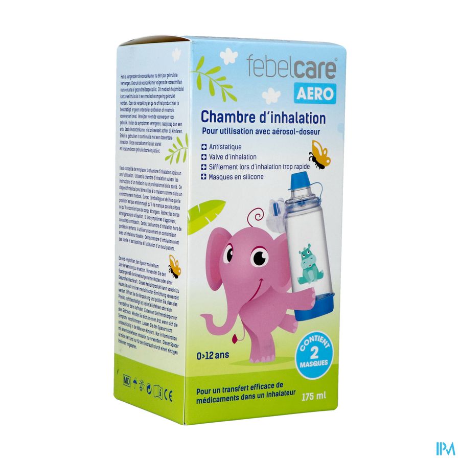 Febelcare Aero Chambre Inhalation Kids 0-12a Febelcare Aero Chambre Inhalation Kids 0-12a