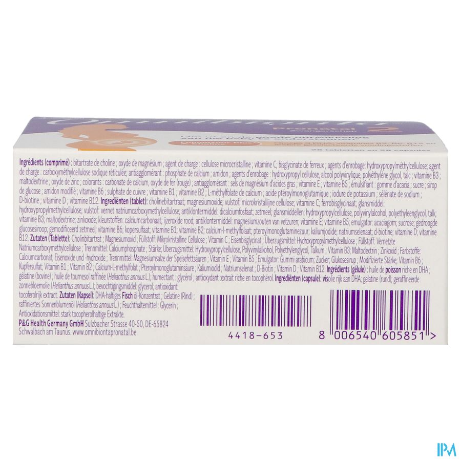 Omnibionta Pronatal 2 Zwanger.4wek Tabl 28+caps 28 11