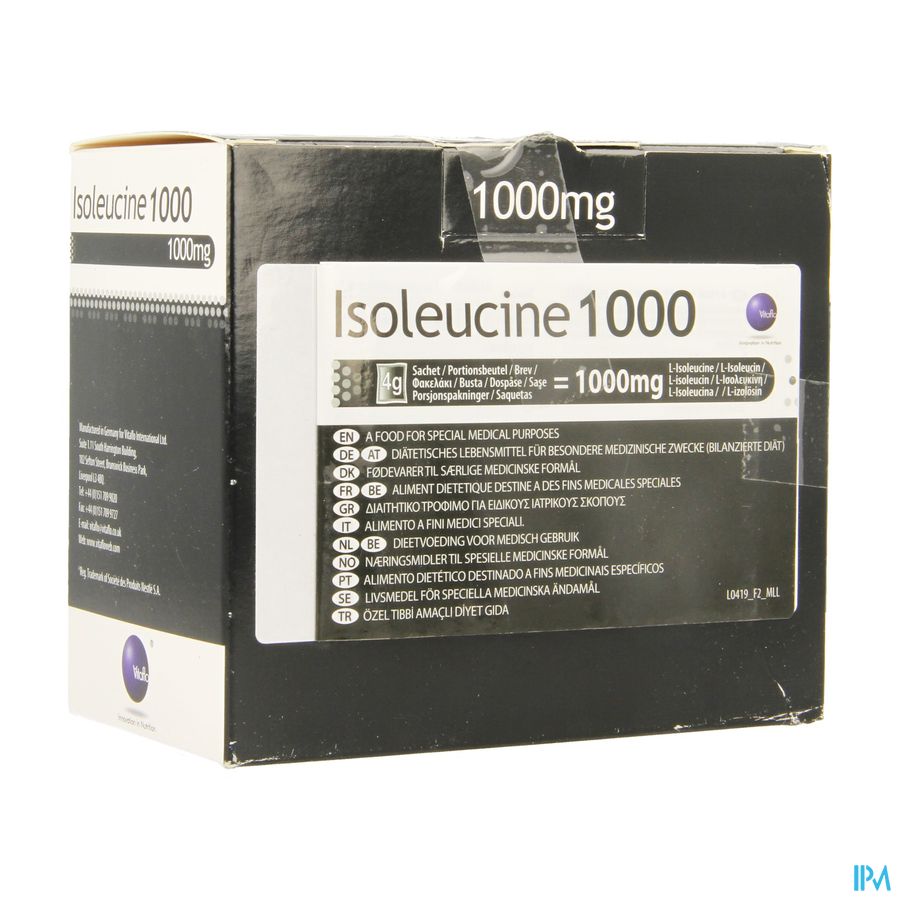 Isoleucine 1000 Pdr Zakje 30x4g Isoleucine 1000 Pdr Zakje 30x4g