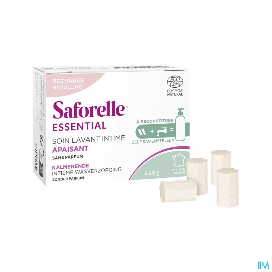 Saforelle Essent.verzach.int.wasopl.pdr Navul.4x6g 9