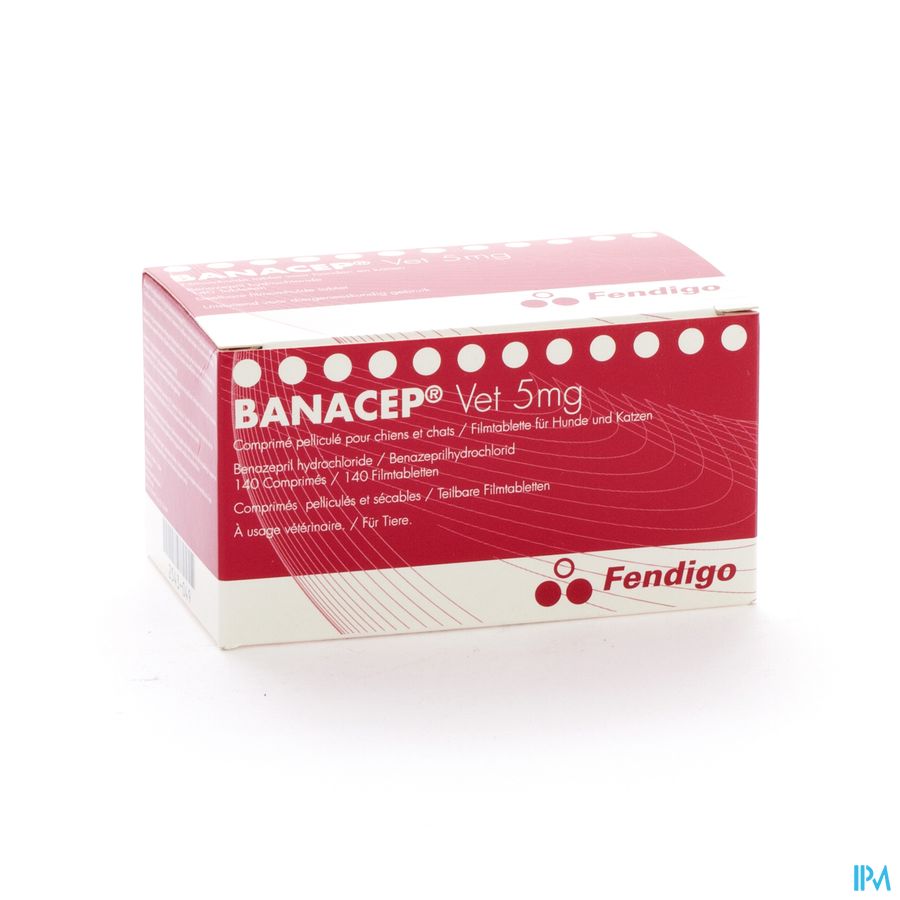 Banacep Hond Comp 140x 5mg Banacep Hond Comp 140x 5mg