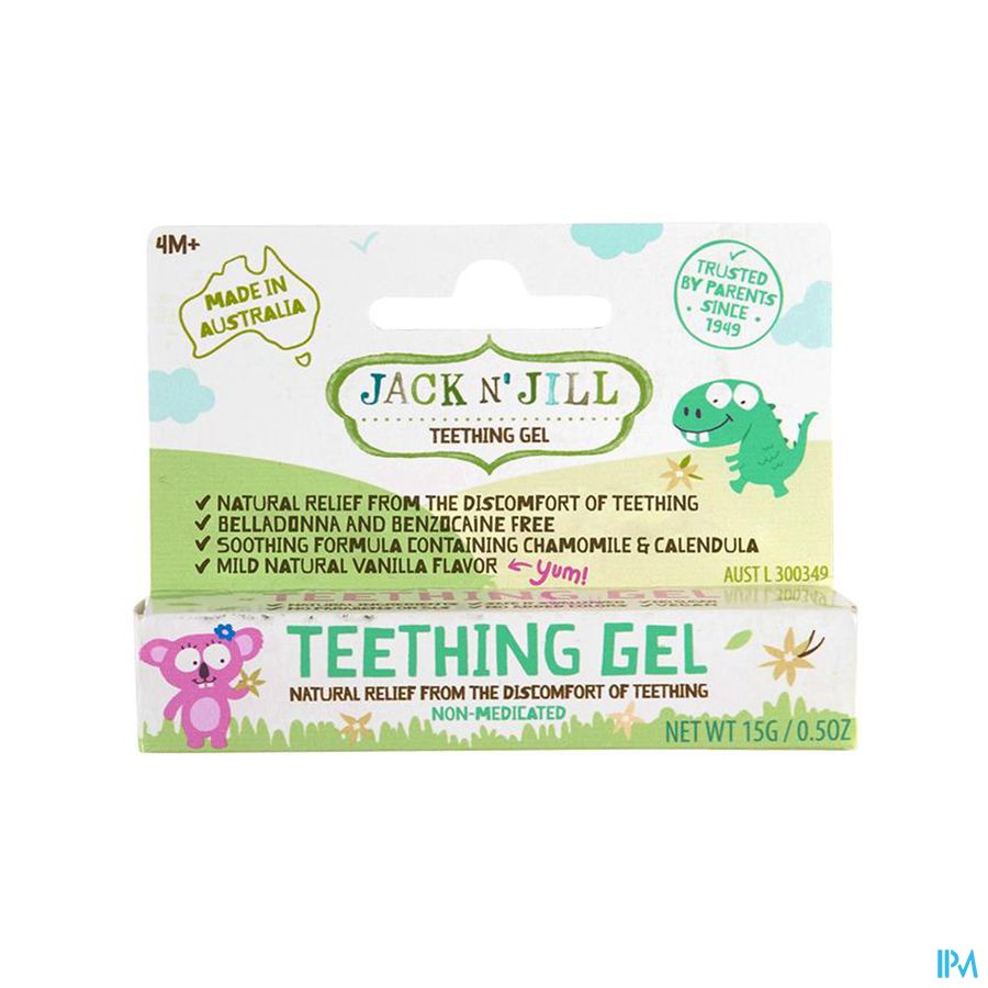 Jack N' Jill Natuurlijke Tandgel 15g Jack N' Jill Natuurlijke Tandgel 15g