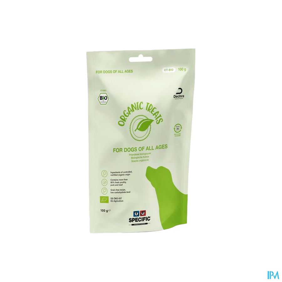 Specific Ct Bio Organic Treats Zak 100g Specific Ct Bio Organic Treats Zak 100g