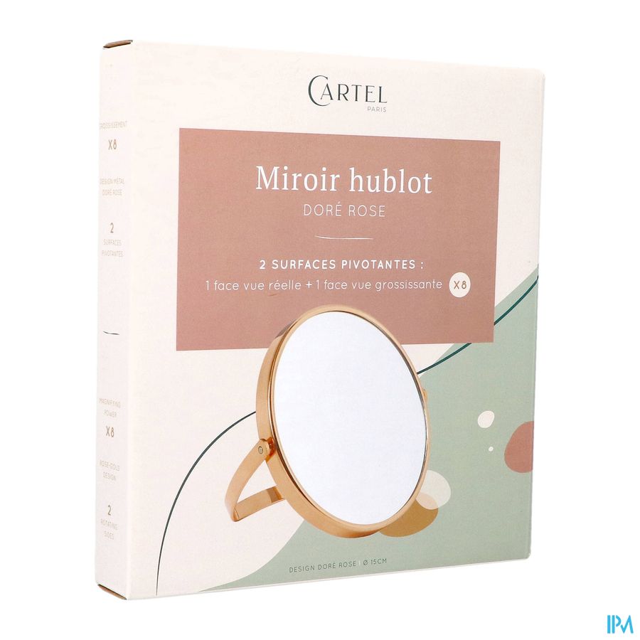 Spiegel Model "hublot Rond" Rose Goud Diam 15cm X8 (azie) Spiegel Model "hublot Rond" Rose Goud Diam 15cm X8 (azie)