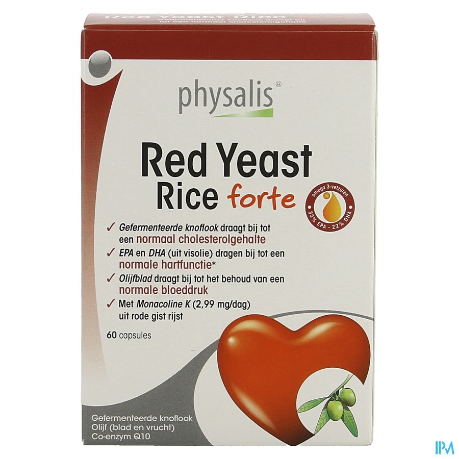 Physalis Red Yeast Rice Forte Caps 60 2