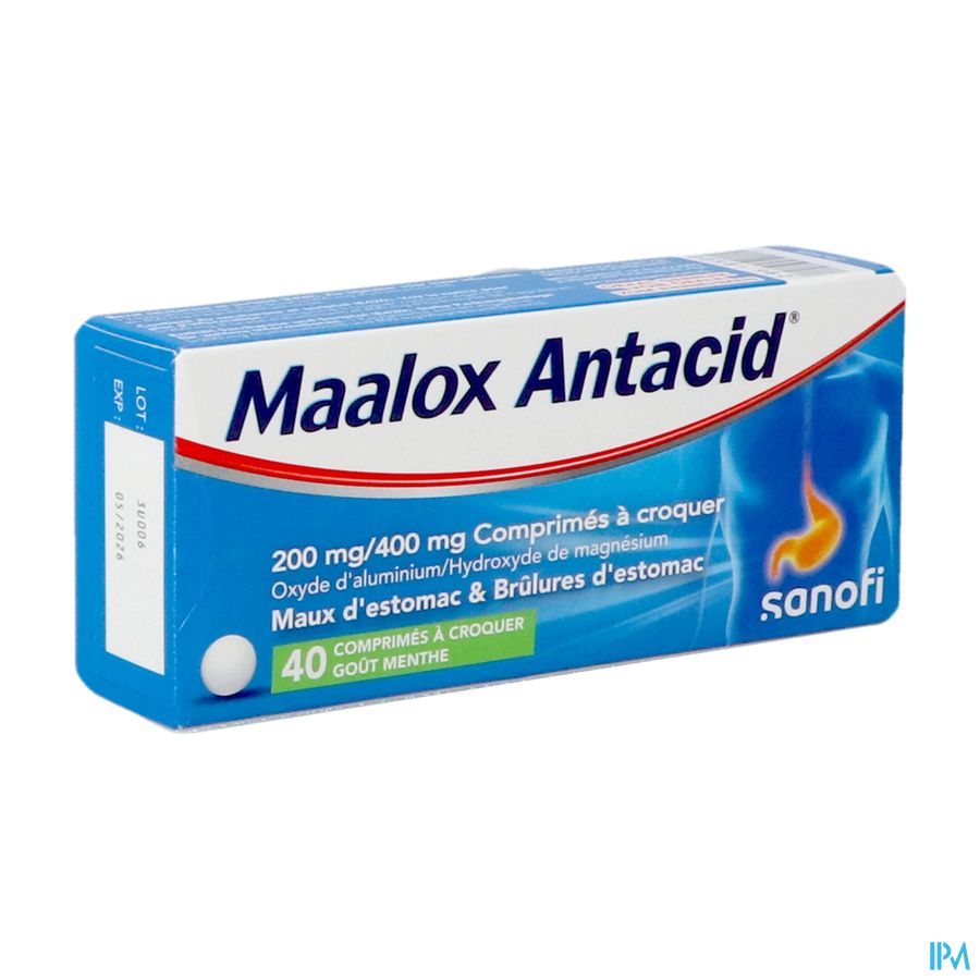 Maalox Antacid 200/400 Comp 40 Maalox Antacid 200/400 Comp 40