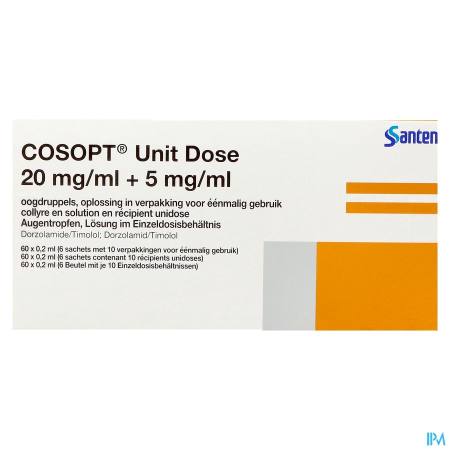 Cosopt Ud 20mg/ml + 5mg/ml 60 X 0,2ml 2