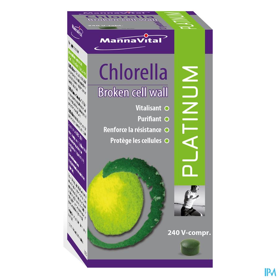 Mannavital Chlorella Platinum V-tabl 240 Mannavital Chlorella Platinum V-tabl 240